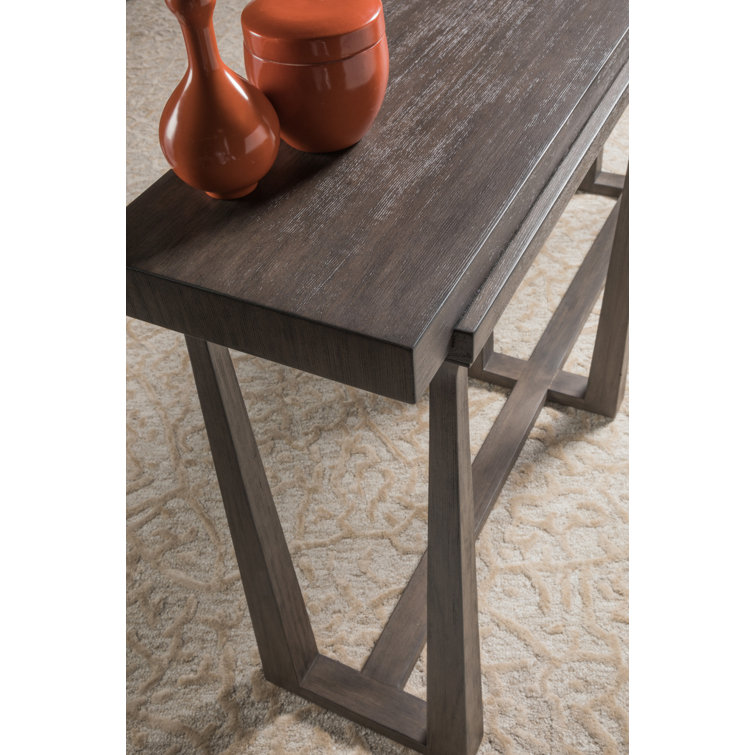 Grantland 66'' Warm Medium Brown Mahogany Console Table