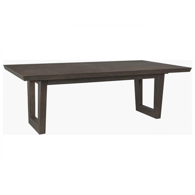 Brio Transitional Extendable Mahogany Dining Table in Brown