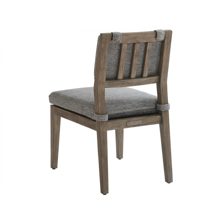 La Jolla Vintage Taupe-Gray Indonesian Teak Outdoor Side Dining Chair