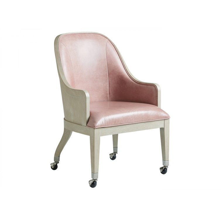 Greystone Leather Upholstered Game Chair in Dark Brown