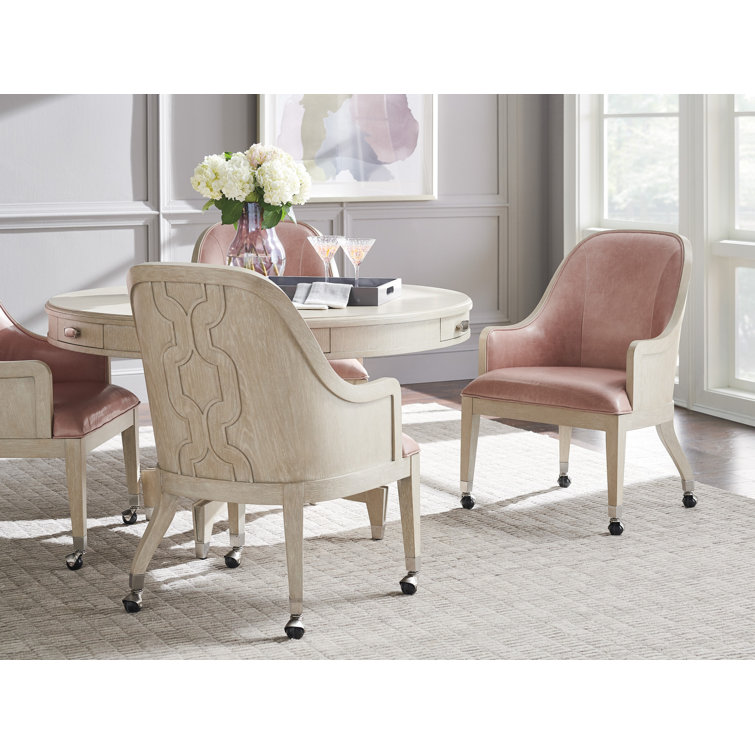 Greystone Leather Upholstered Game Chair in Dark Brown