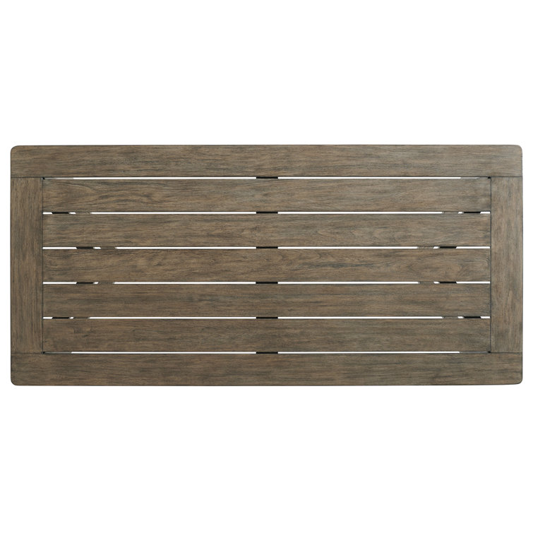 La Jolla Modern Brown Rectangular Cantilevered Bar Table