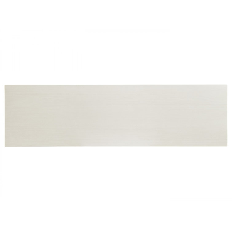 Ocean Breeze Shell White 72" Transitional Media Console with Cabinet