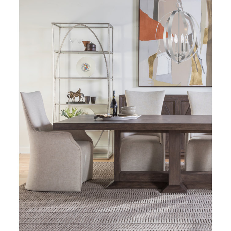 Bianco Transitional Mahogany Rectangular Dining Table