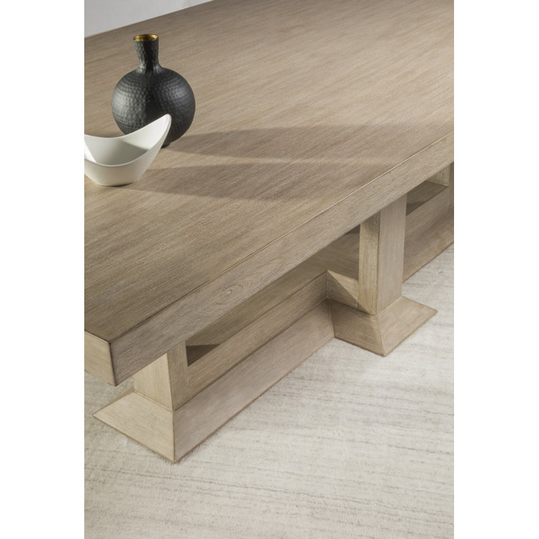 Bianco Transitional Mahogany Rectangular Dining Table