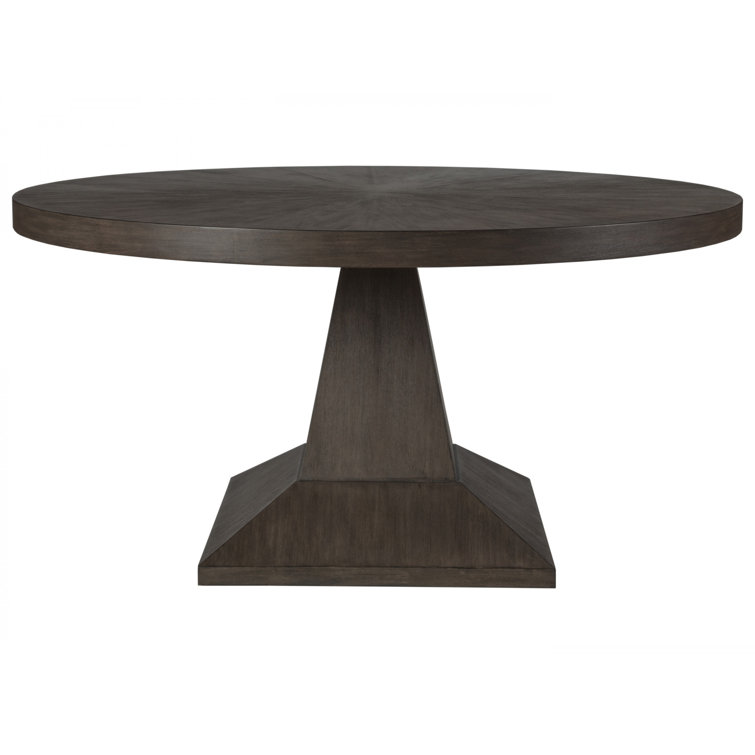 Contemporary Chronicle 60" Mahogany Round Dining Table in Antico