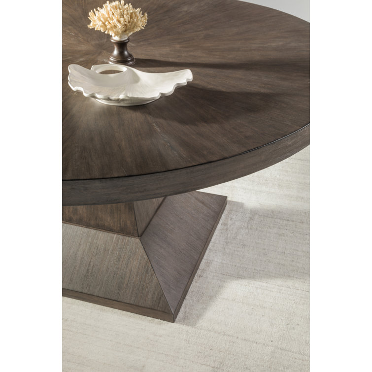 Contemporary Chronicle 60" Mahogany Round Dining Table in Antico