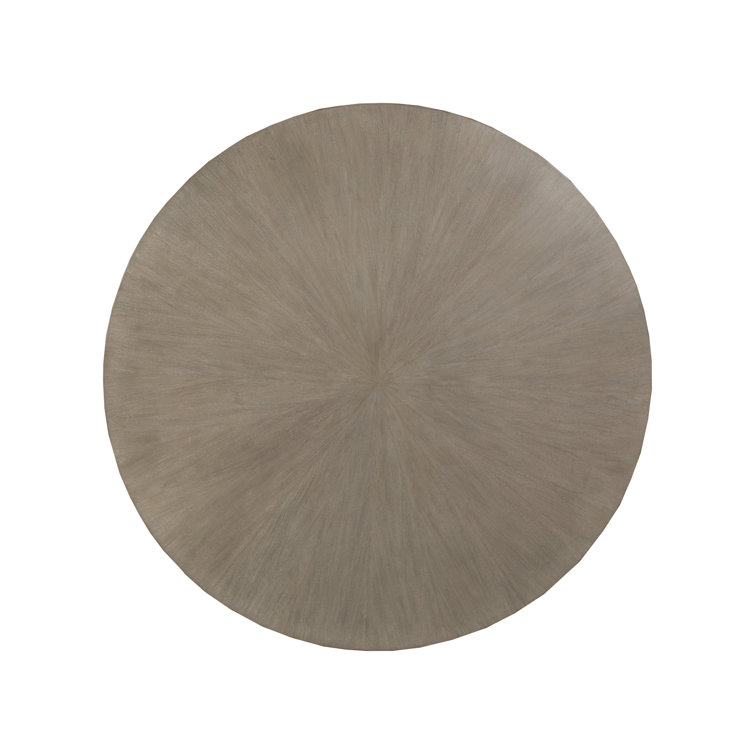 Contemporary Bianco Round Mahogany Dining Table