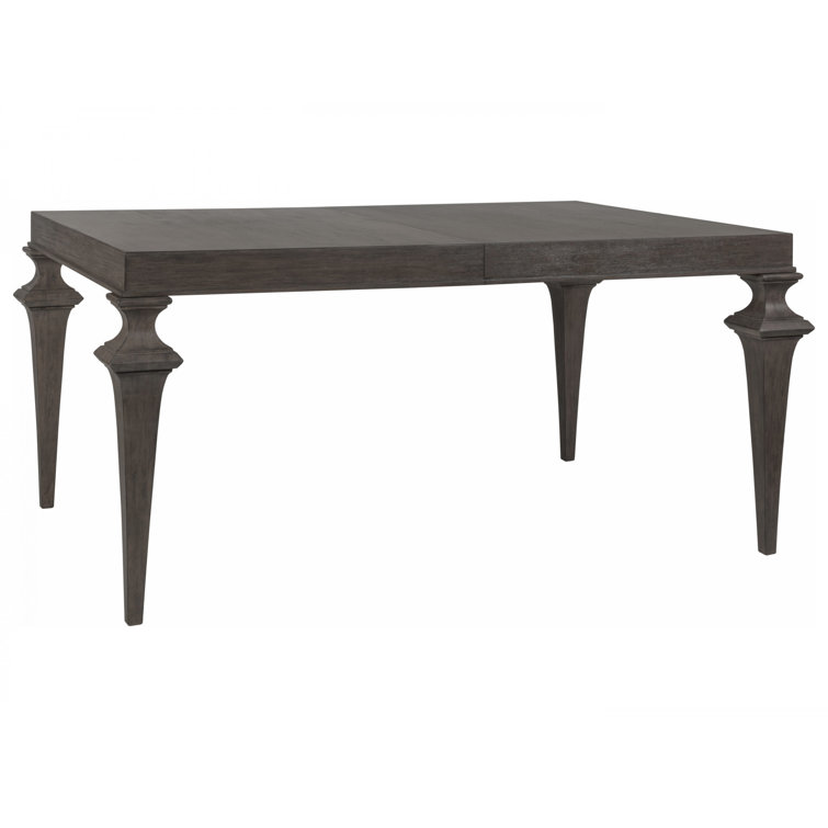 Mahogany Brown Extendable Rectangular Dining Table