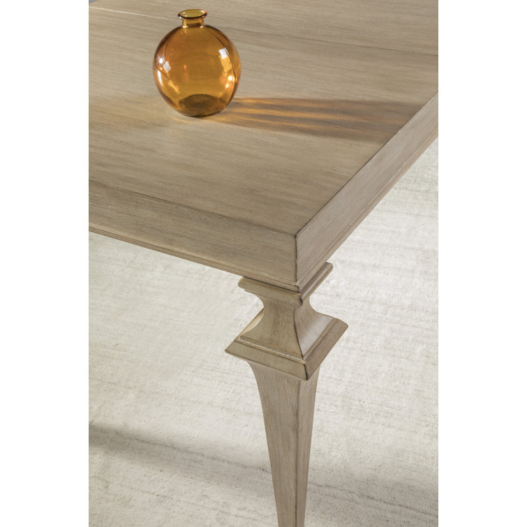 Bianco Wash Extendable Mahogany Dining Table 63"-85"
