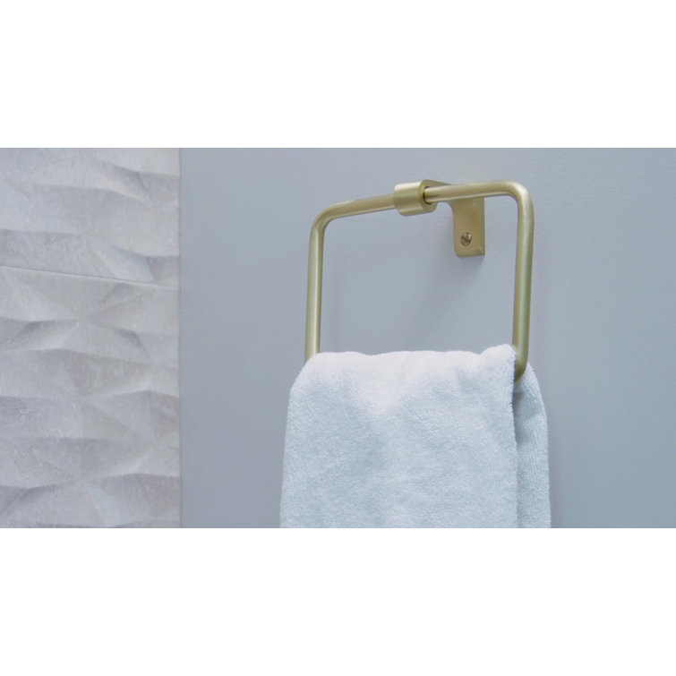 Sedona Satin Brass Wall Mounted Towel Ring