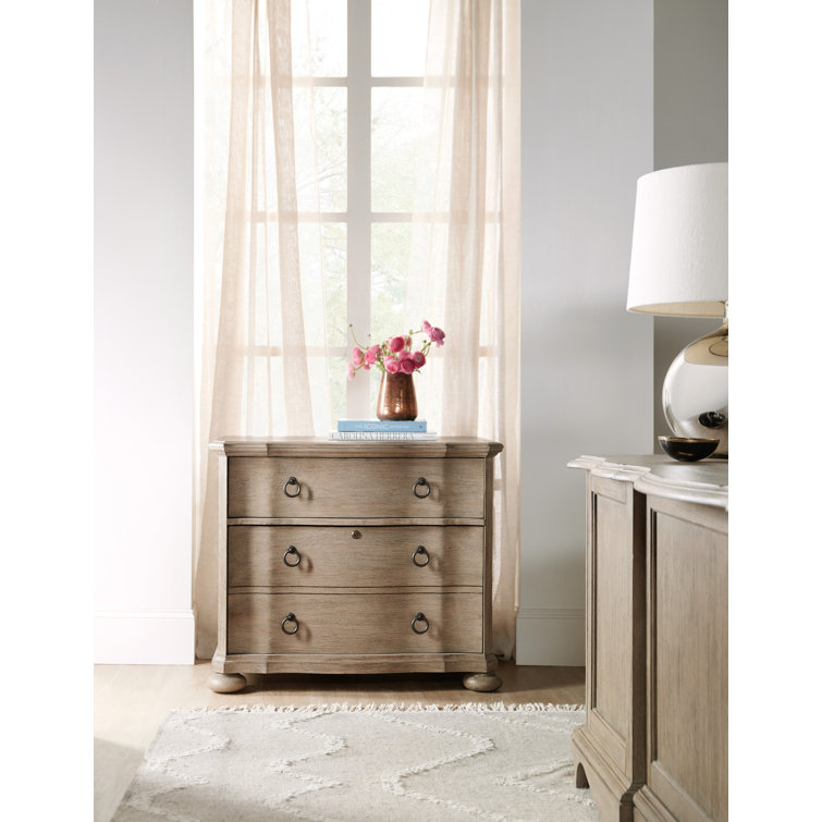 Corsica Beige 36'' Traditional Lockable 2-Drawer Lateral File Cabinet