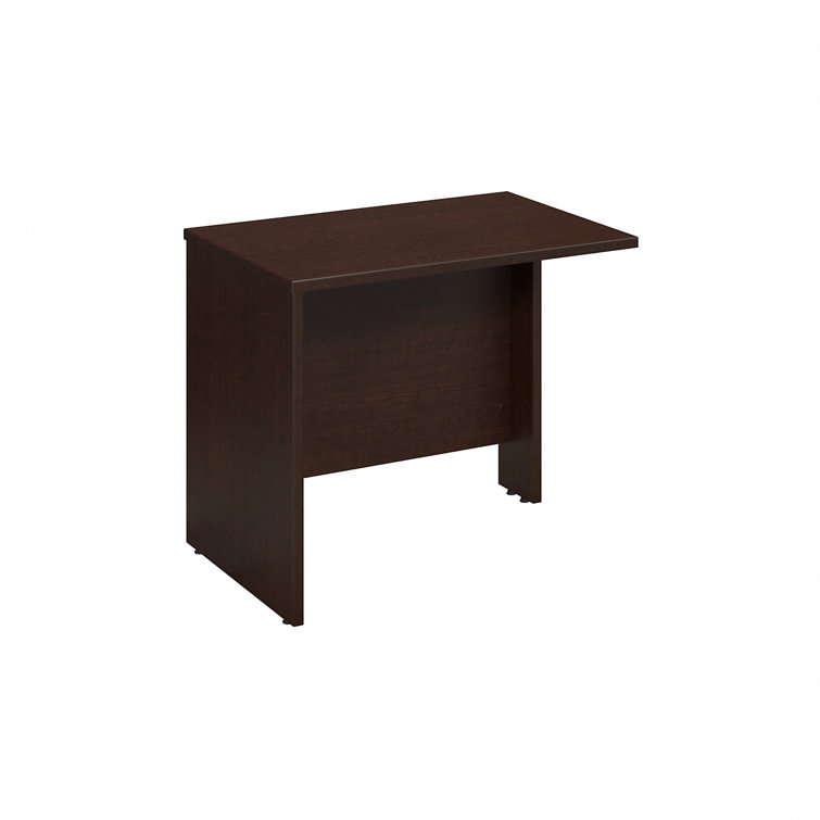 Westfield Elite Mocha Cherry L-Shaped Executive Desk with Filing Cabinet