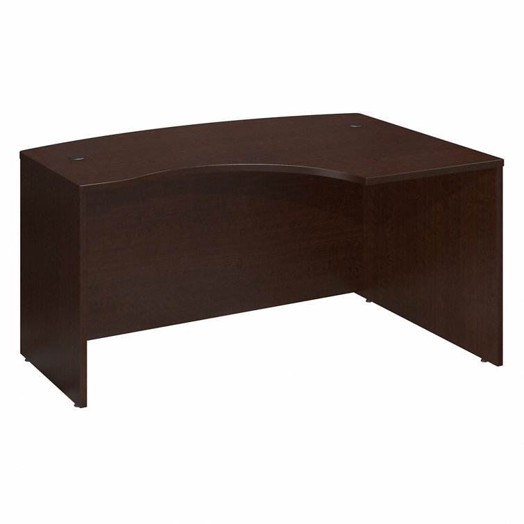 Westfield Elite Mocha Cherry L-Shaped Executive Desk with Filing Cabinet
