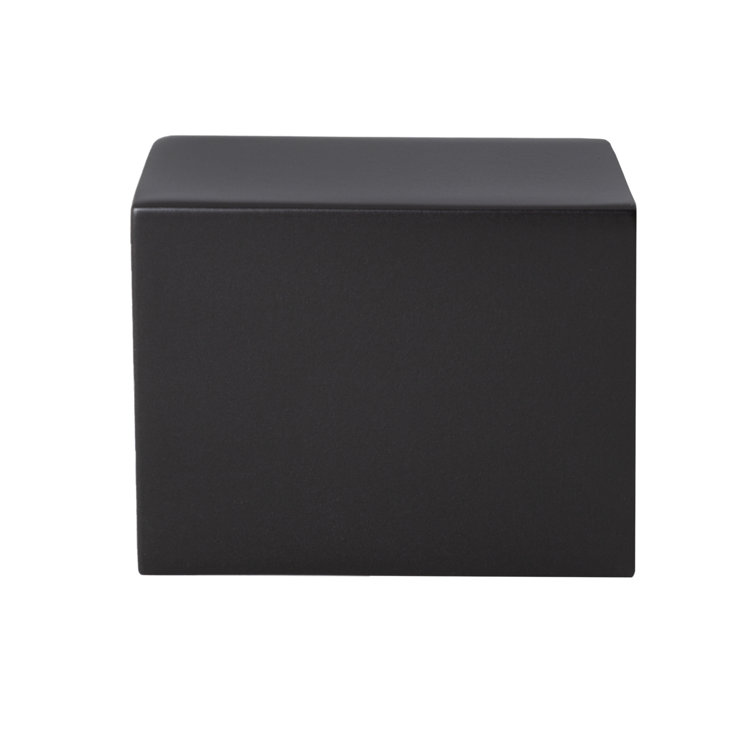 Martin Matte Black Rectangular Finger Pull with Mounting Hardware