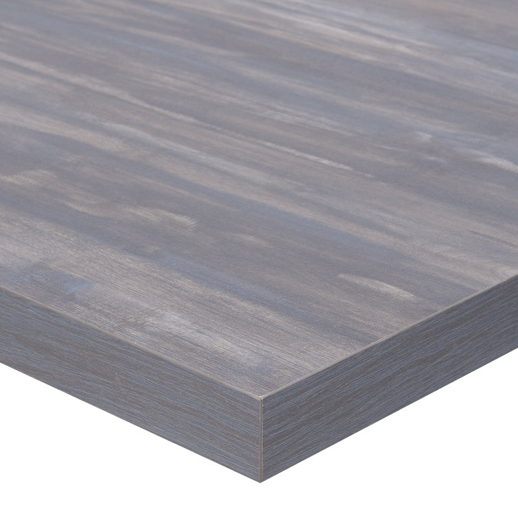 Chestnut Rectangular Melamine Table Top with Square Edge