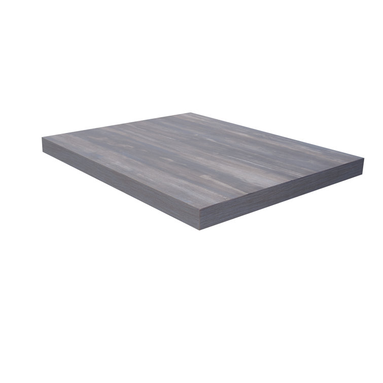 Chestnut Rectangular Melamine Table Top with Square Edge