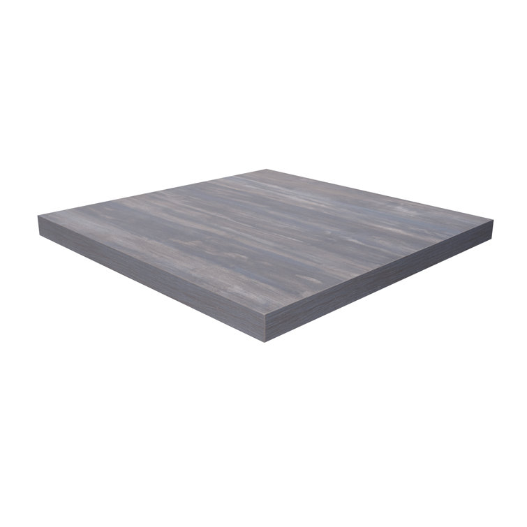Chestnut Rectangular Melamine Table Top with Square Edge