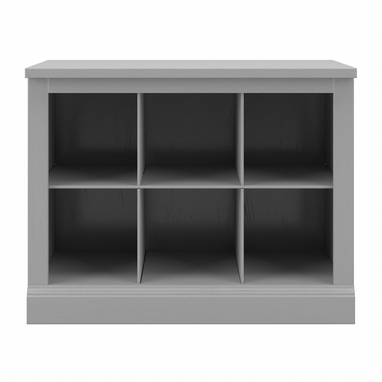 Cape Cod Gray Engineered Wood Entryway Shoe Storage Bench