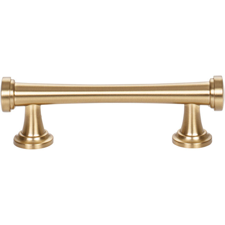 Warm Brass 3" Classic Bar Pull with Mounting Hardware