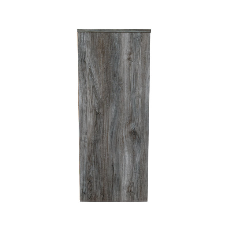 Coastal Charm Smokey Gray 6-Drawer Dresser with Modern Handles