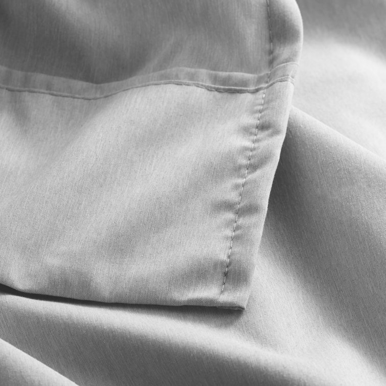 Light Gray California King Ultra-Soft Microfiber Sheet Set