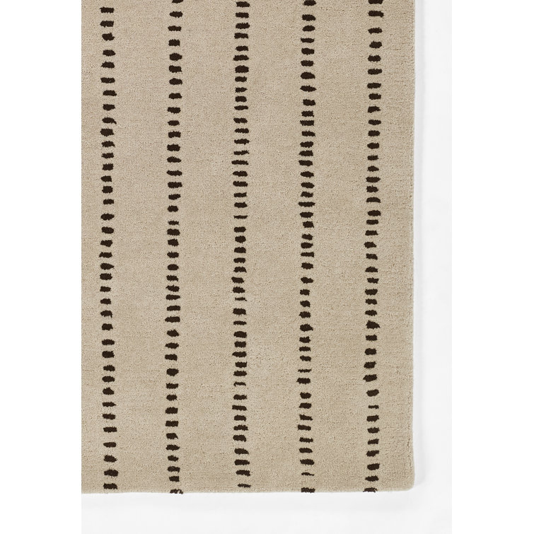 Elysian Ivory Hand-Tufted Wool Rug - 3'6" x 5'6"