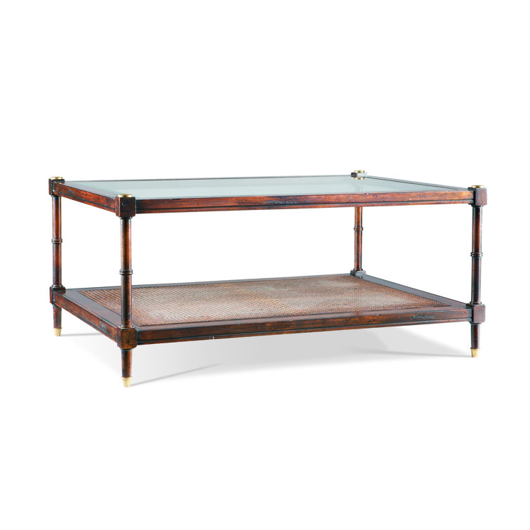Island Plantation Rectangular Wooden Cocktail Table