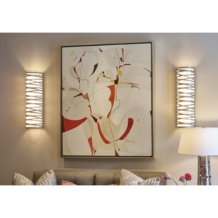 Gilded Brass Cylinder Dimmable Wall Sconce