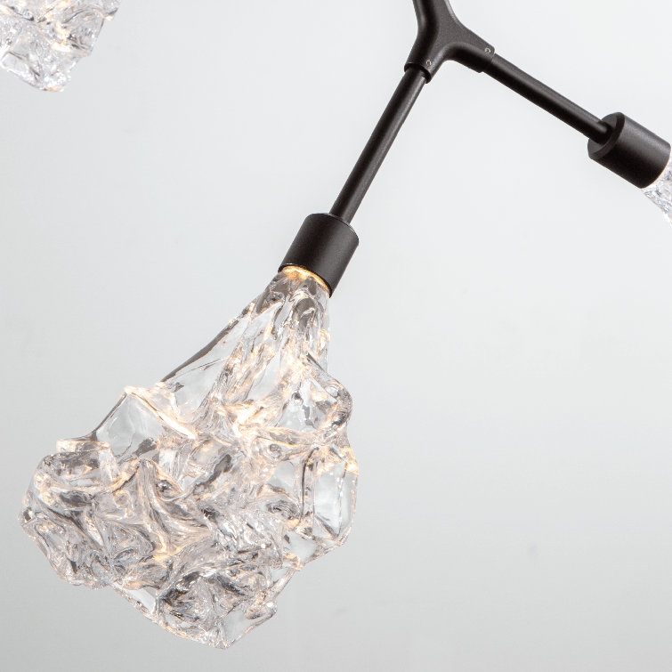 Bronze Sputnik 8-Light Flowering Vine Chandelier