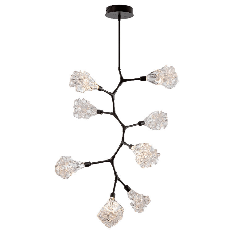 Bronze Sputnik 8-Light Flowering Vine Chandelier