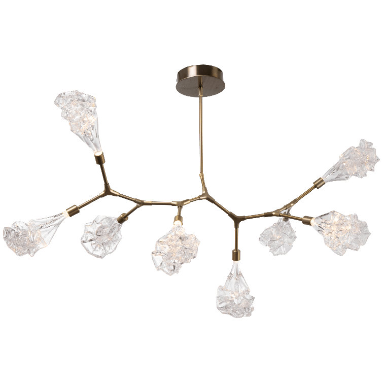 Bronze Sputnik 8-Light Linear LED Chandelier