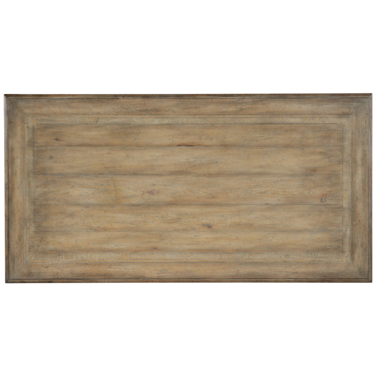 Traditional Brown 66" Home Office Desk with Power Outlet and USB