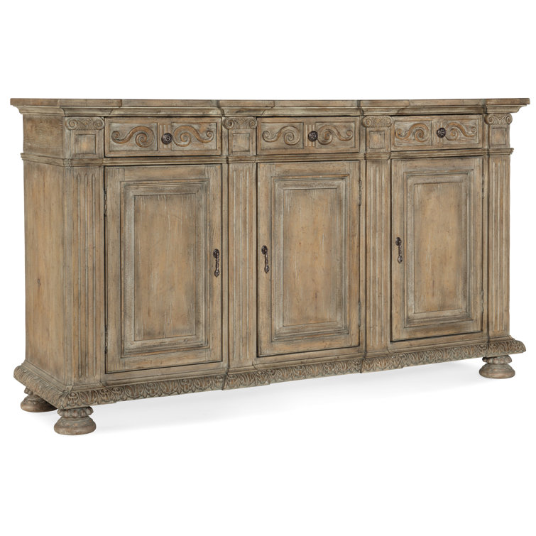 Castella 72'' Brown Traditional Home Office Desk with Drawers