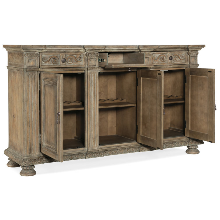 Castella 72'' Brown Traditional Home Office Desk with Drawers