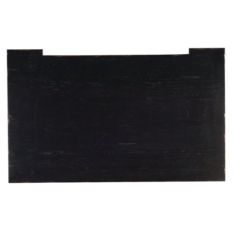 Black Traditional 4-Drawer Lockable Wood File Cabinet