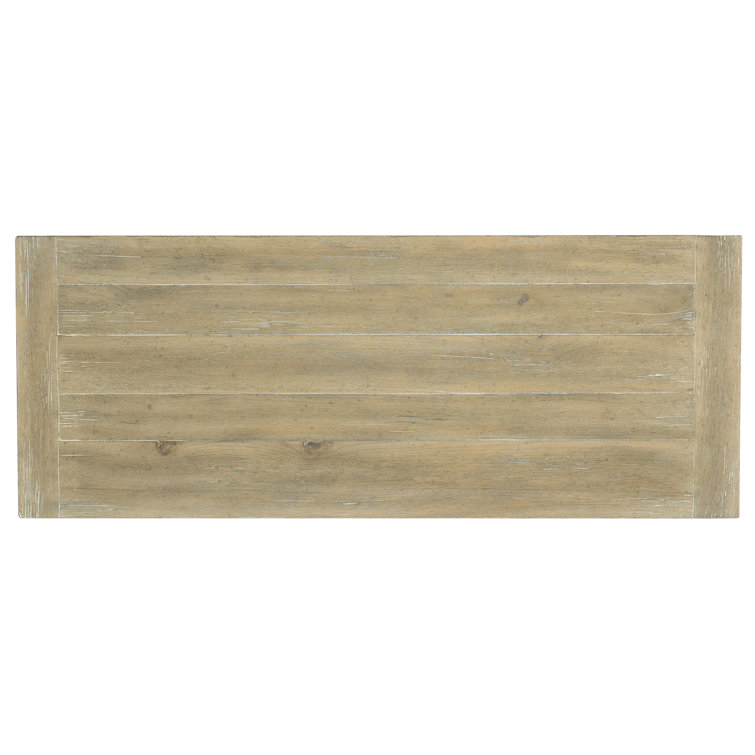 Coastal Charm Beige Light Wood 6-Drawer Dresser with Soft Close