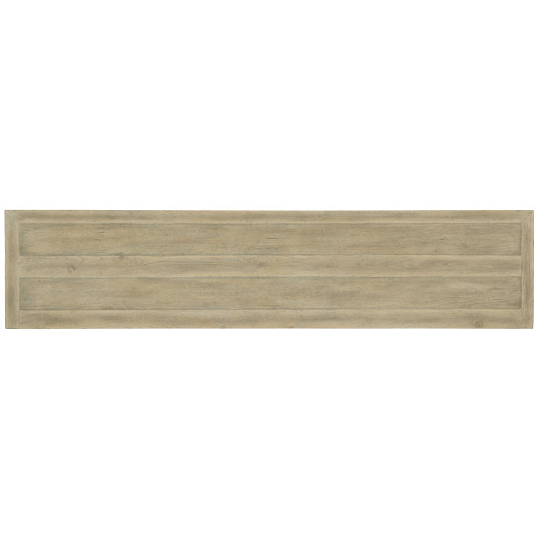 Anders Coastal Cool Wood Media Console with Reeded Facade