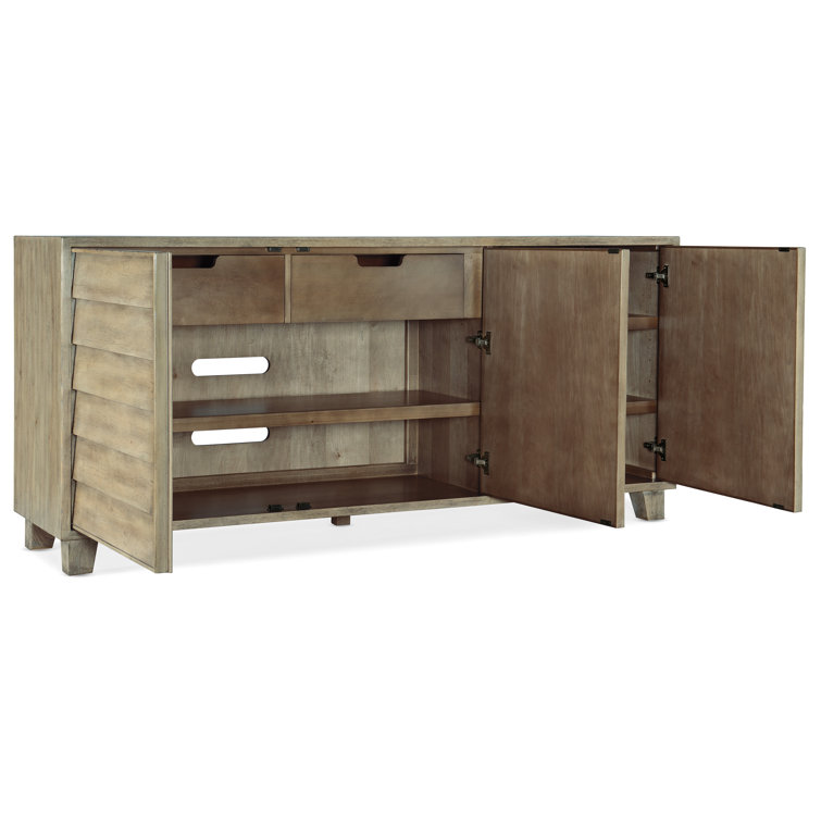 Malibu Wave-Inspired Coastal Cool Buffet with Shutter Facade