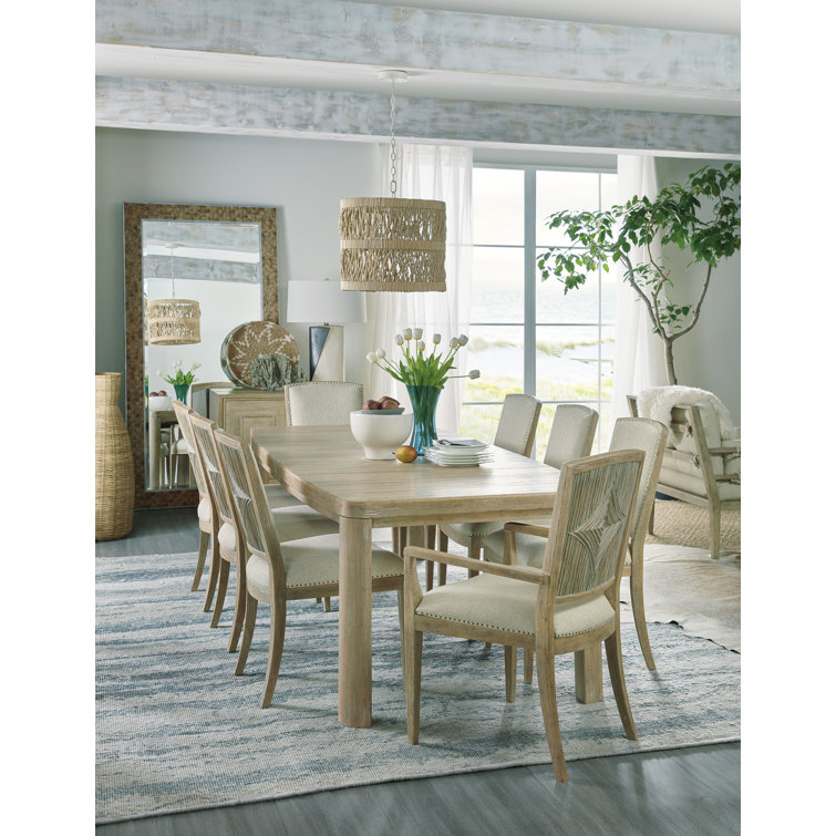 Anders Natural Wood Extending Farmhouse Dining Table