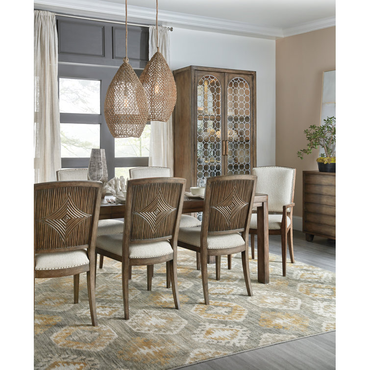 Anders Natural Wood Extending Farmhouse Dining Table