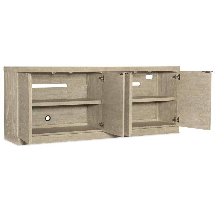 Cascade Transitional 76'' Beige Oak Media Console