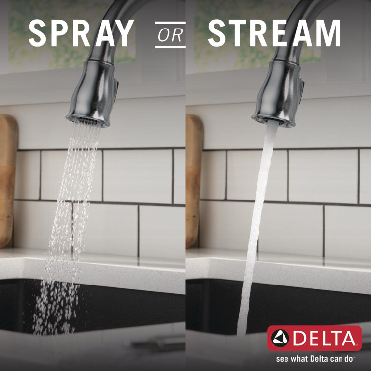 Arctic Stainless Steel Pull-Down Kitchen Faucet with Spray