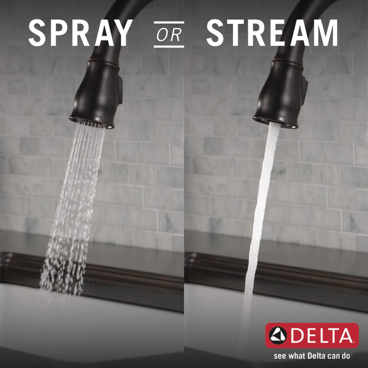 Venetian Bronze Pull-Down Kitchen Faucet with Spray