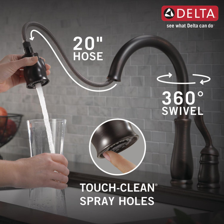 Venetian Bronze Pull-Down Kitchen Faucet with Spray