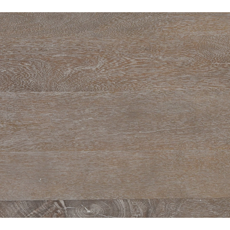 Vivienne Beige and Brown Mango Wood Bar Cabinet