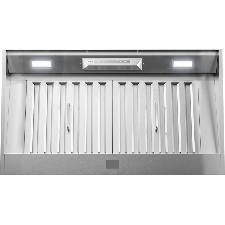 Zephyr 36" Stainless Steel Insert Mount Range Hood with LED Light