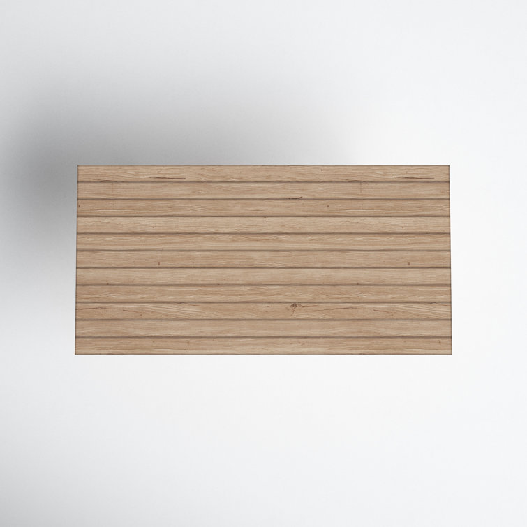 Sierra 75" Reclaimed Pine Wood Dining Table with Metal Base