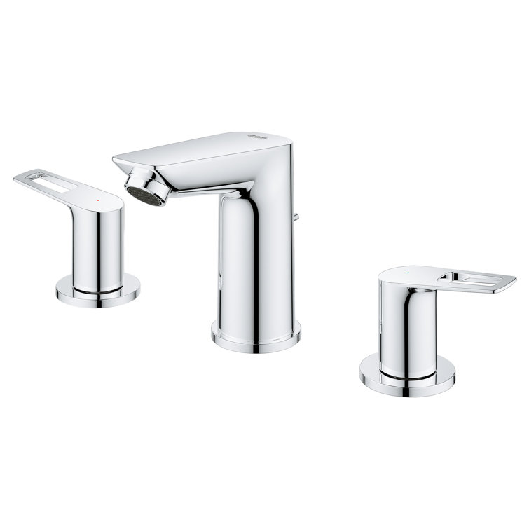Sleek Cosmopolitan Starlight Chrome Widespread Bathroom Faucet