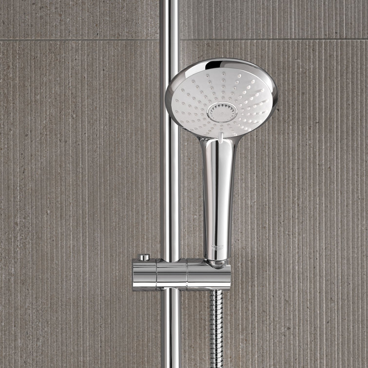 Euphoria 310 Chrome Thermostatic Shower System with Rain Showerhead